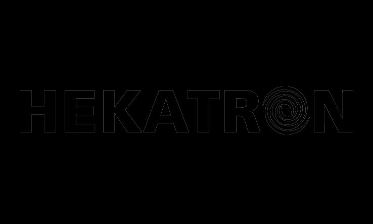 Logo der Firma Hekatron in schwarz-weiß.